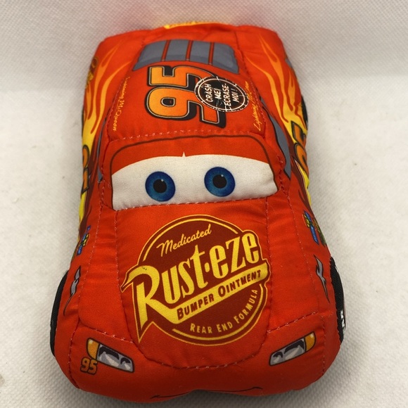 Disney Pixar Cars Lightning McQueen Plush Soft Toy 7" - Picture 2 of 15